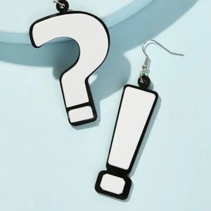 Punctuation Earrings